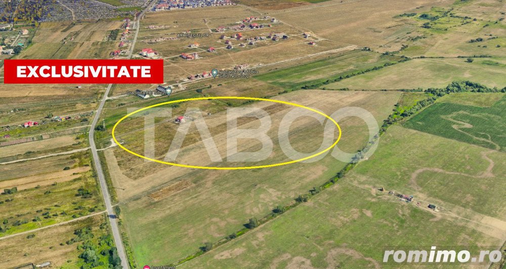 OPORTUNITATE! Teren intravilan 504 mp CF zona Arhitectilor Sibiu