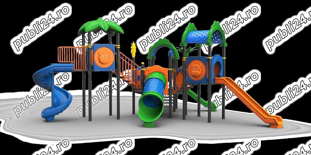 Echipament pentru locuri de joaca , tobogan , leagan dublu , cataratoare 