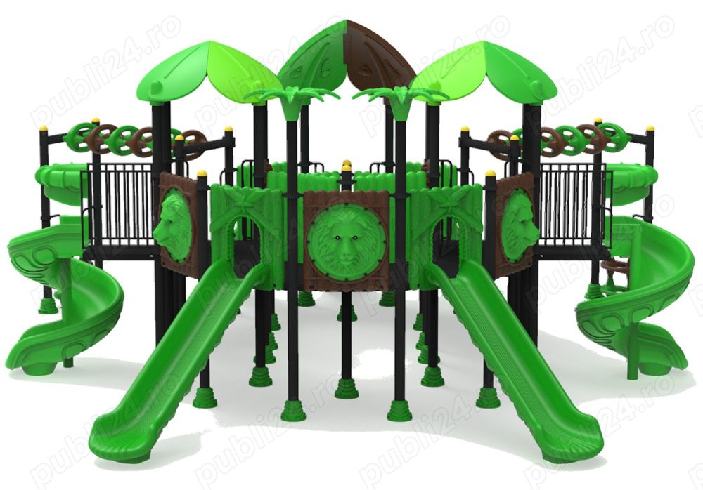 Ansamblu de joaca pentru copii , tobogan , leagan dublu