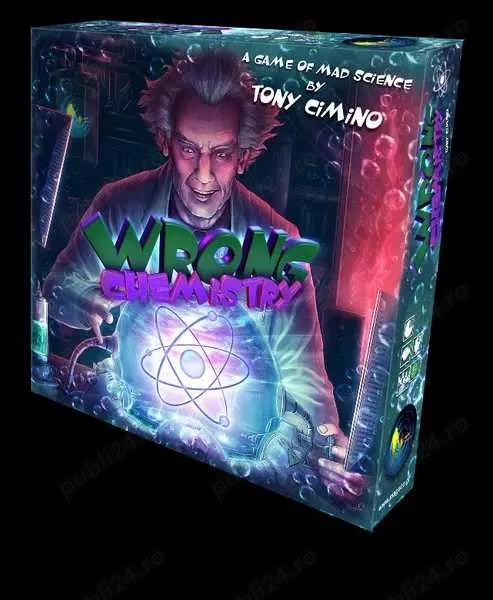 Wrong Chemistry + ext. Expand Your Lab joc de societate board game