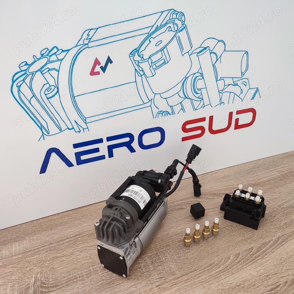 Compresor perne aer, bloc de valve, supape perne aer Audi A8 D4, A7, A6 C7