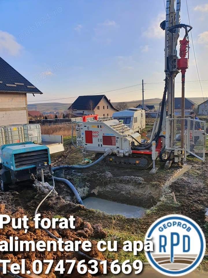 Foraje Puțuri de Apă   Surse de Apă Proprie, Direct la Tine Acasă