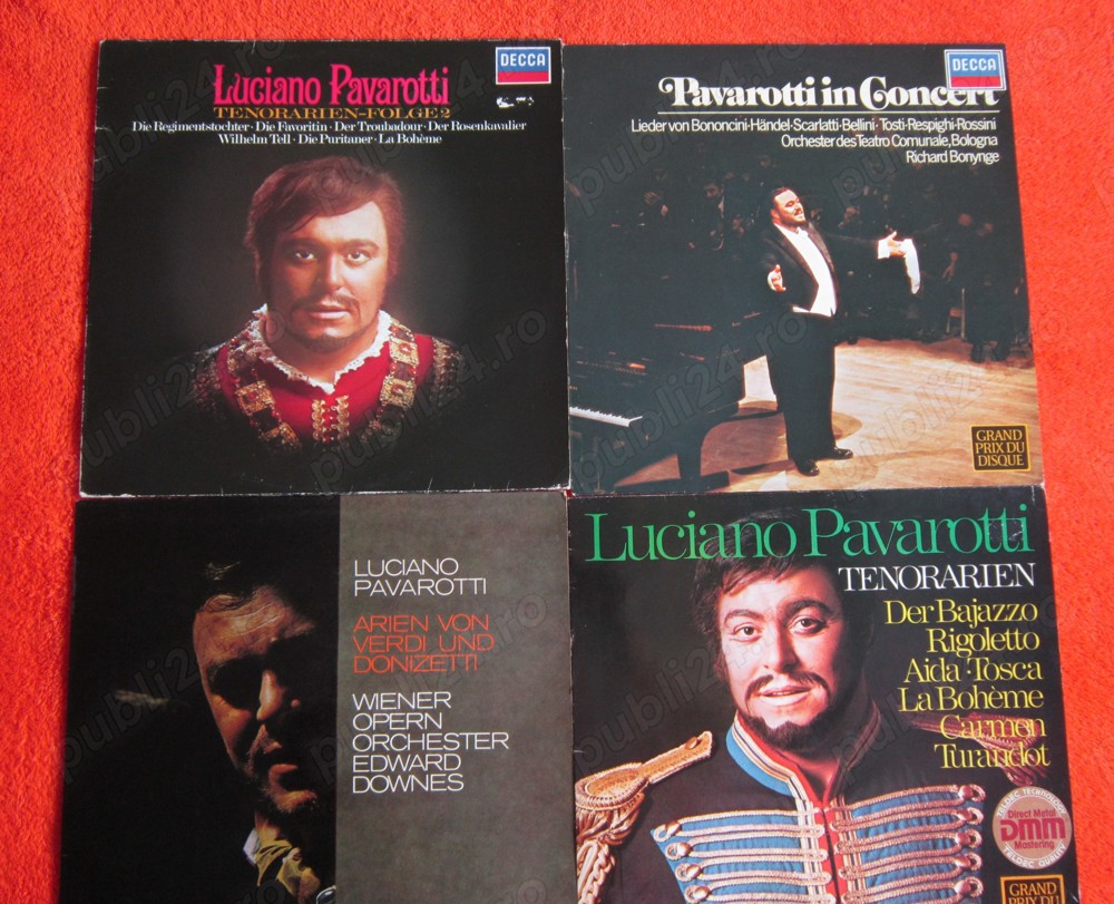 rar vinil Luciano Pavarotti -In Concert, Tenorarien-made in Germany