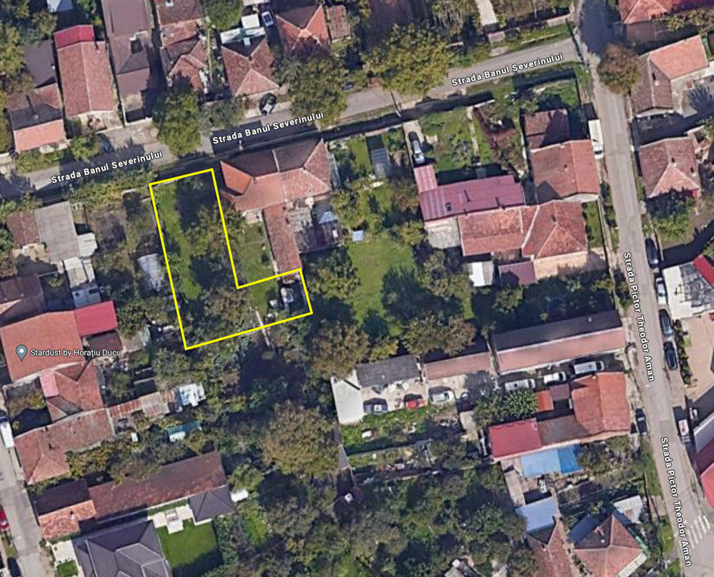 552 mp teren intravilan pe str. Banul Severinului (zona Ronaț)