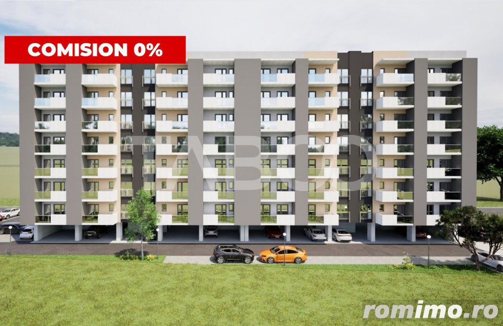 COMISION 0%!! Apartament 3 camere 2 balcoane etaj 1 Sibiu Dna Stanca