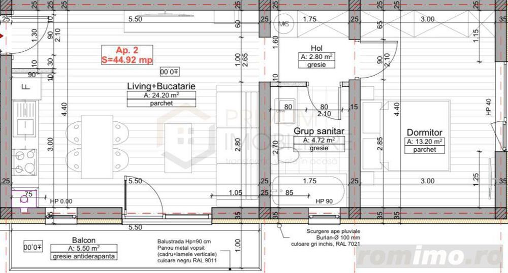 BRAYTIM - 2 Camere - Curte proprie generoasa - Bloc nou