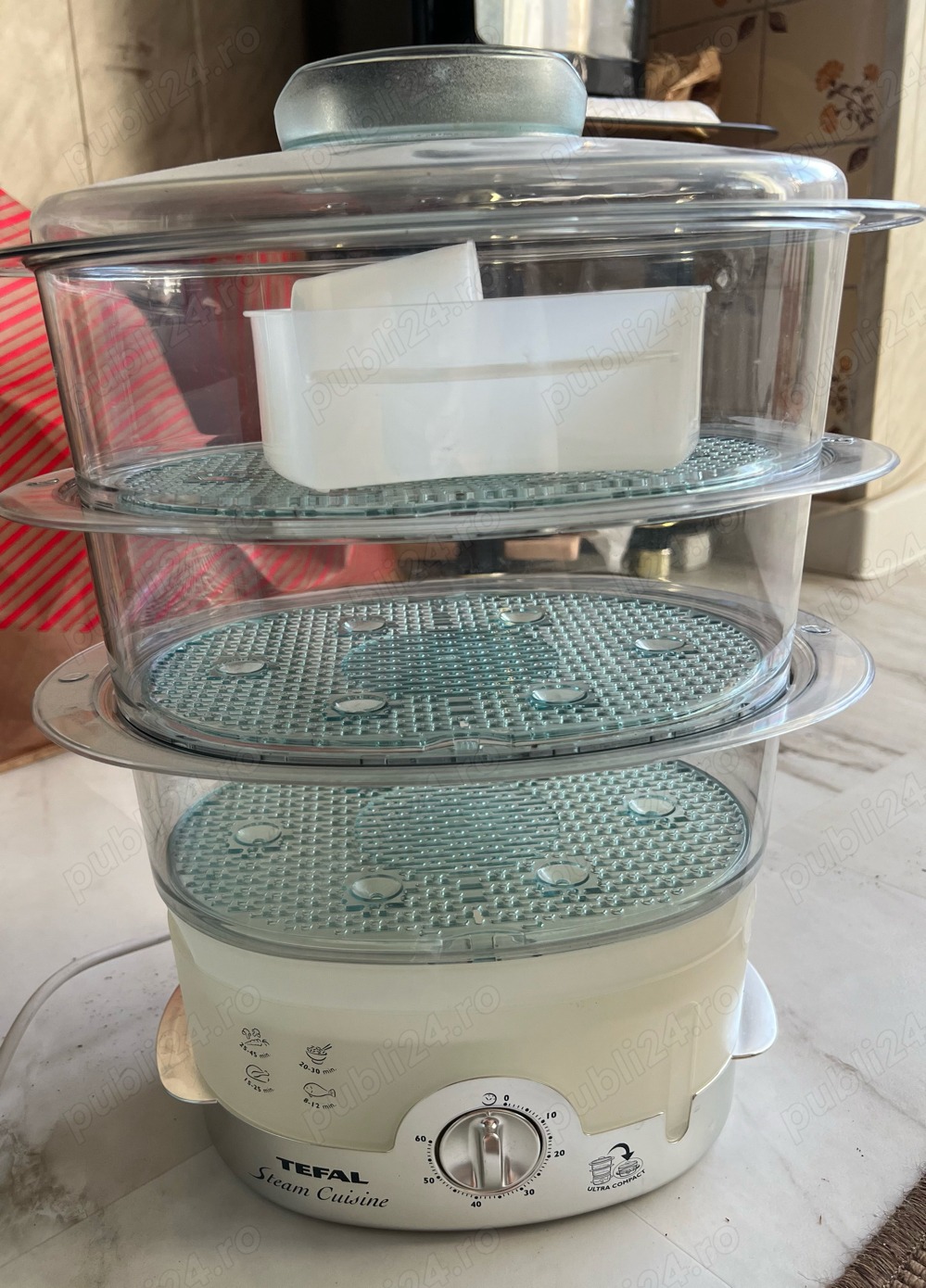 Aparat de gatit cu aburi Tefal Steam Cuisine impecabil