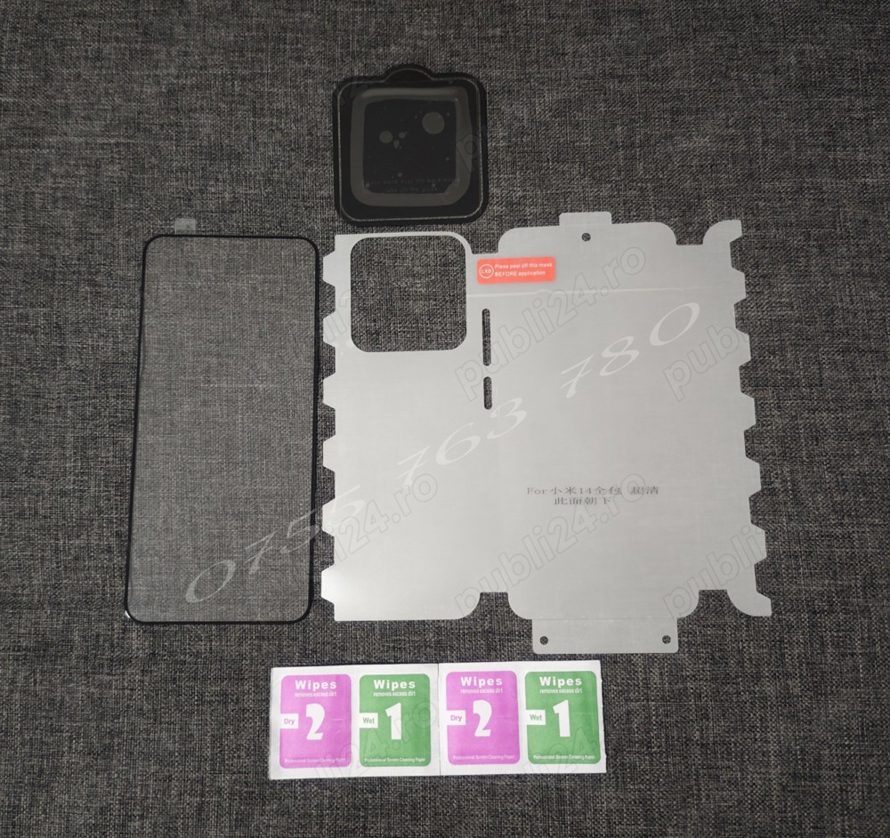 Folie sticlă Xiaomi 14, hydrogel camera spate și butterfly 360 