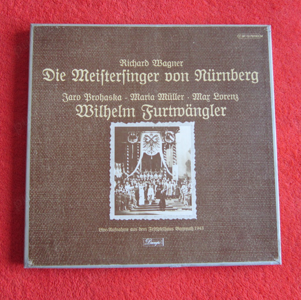 vinil rar Wagner Maeștrii cântăreți din Nürnberg  Wilhelm Furtwangler