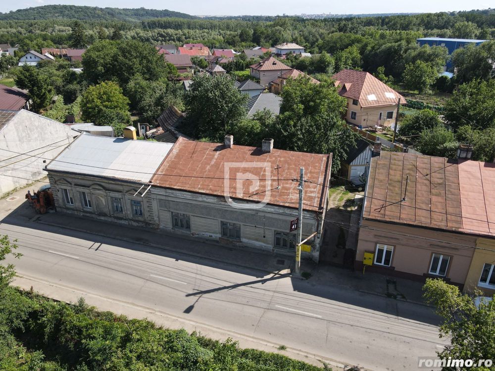 Teren cu casa demolabila langa Gara Itcani - la strada