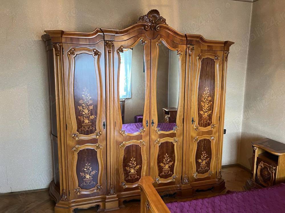 Mobilă clasică de lux Gioconda din lemn masiv de cires IMAR Arad