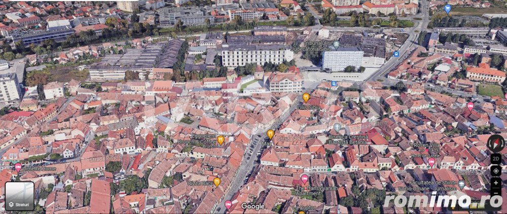 Teren de vanzare 450 mp cu 38 m deschidere in Sibiu Orasul de Jos