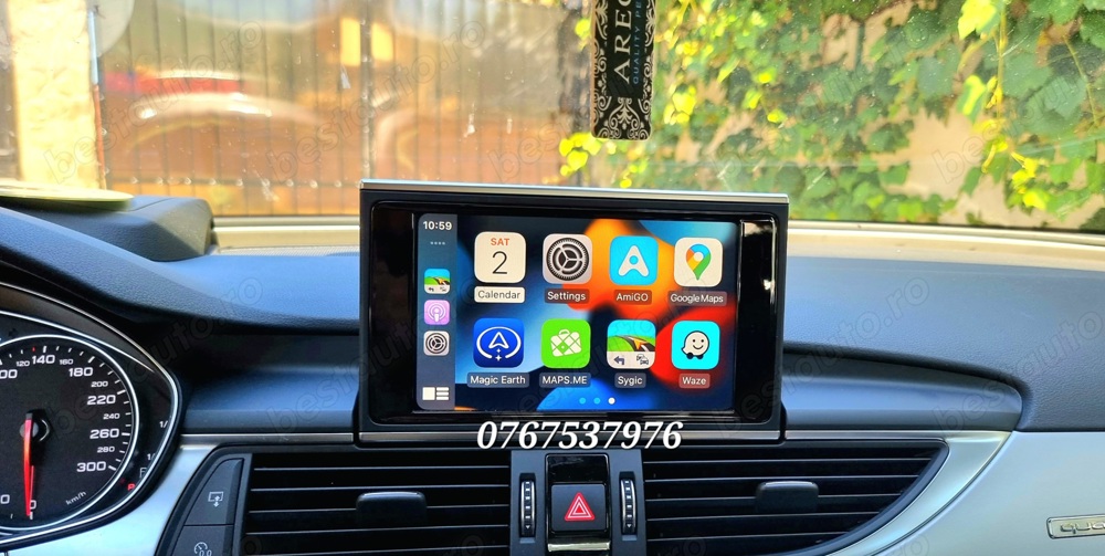 Apple Carplay iPhone/Android Auto Waze Audi A4,A5,A6,A7,Q5,Q7