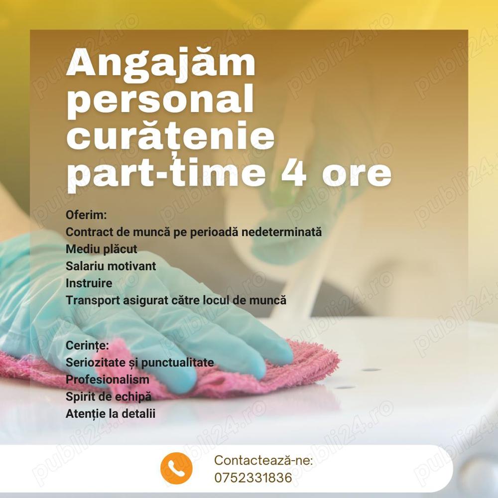 Angajam personal curatenie