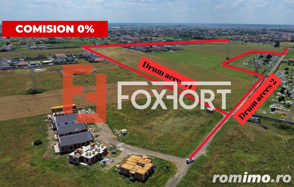 COMISION 0% - Parcele de teren pentru duplex Mosnita cu utilitati!