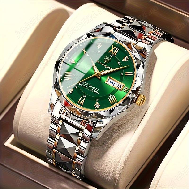 Ceas Barbati Ieftin de Firma. Ceas Dama. Ceas Cu Cuarț, Nou - Garantie, Rezistent La Apă