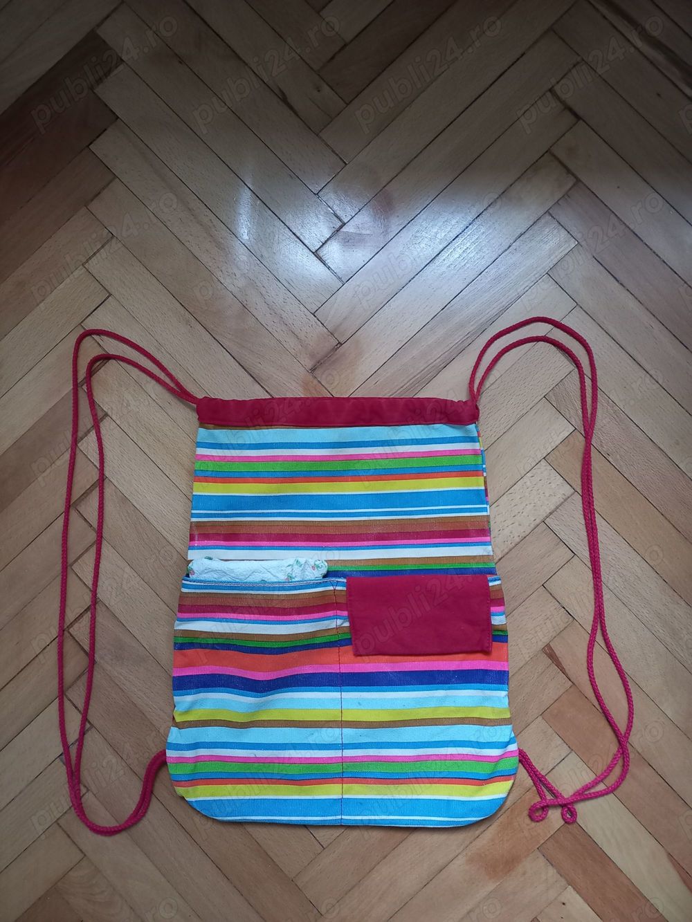 Geanta genti rucsac de dama multicolora