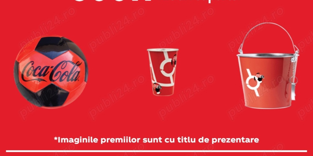 Set coca cola de colecție cu minge