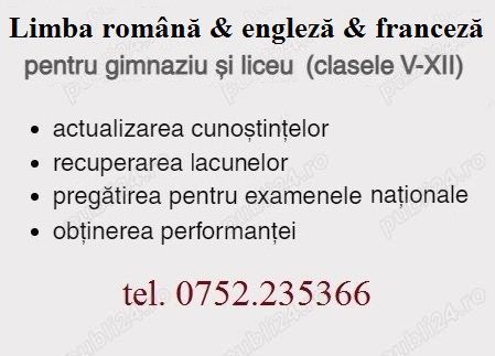 Meditatii Limba si literatura romana (Timisoara)