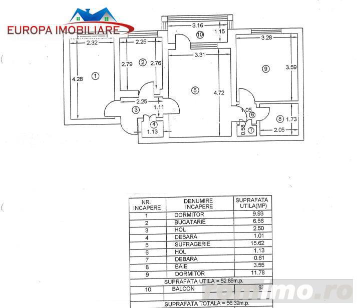 Apartament 3 camere de vanzare  zona ultracentrala