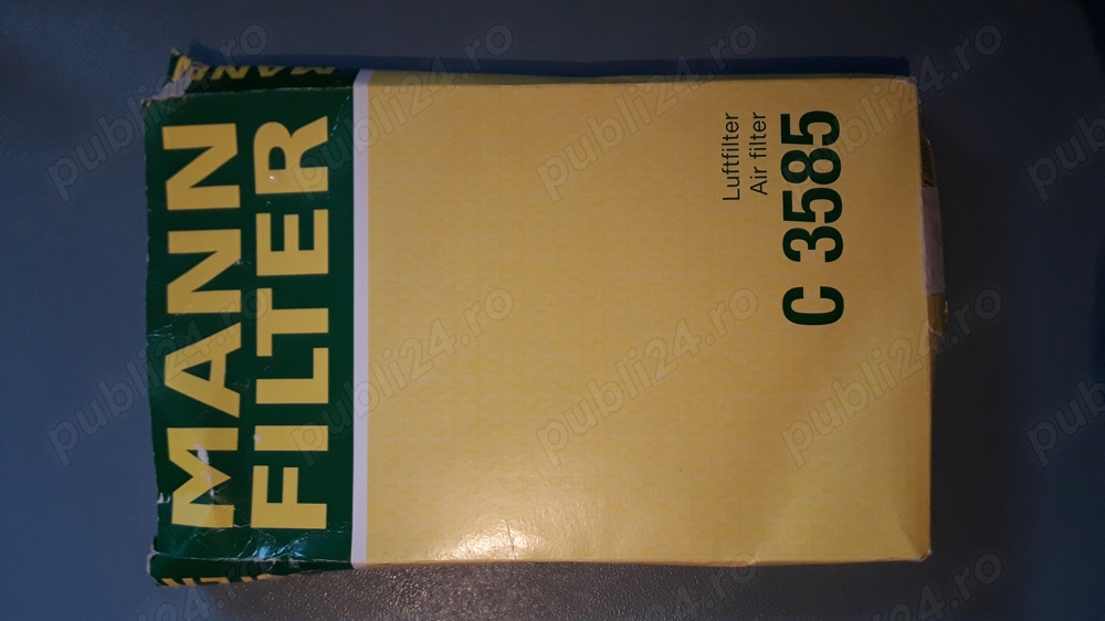 Filtru aer Mann Filter C 3585 pentru vehicule Citroen, DS, Fiat, Mitsubishi, Peugeot, Toyota