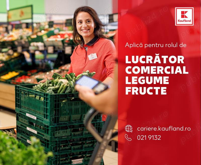 Lucrător Comercial Legume-Fructe Onești (f m)