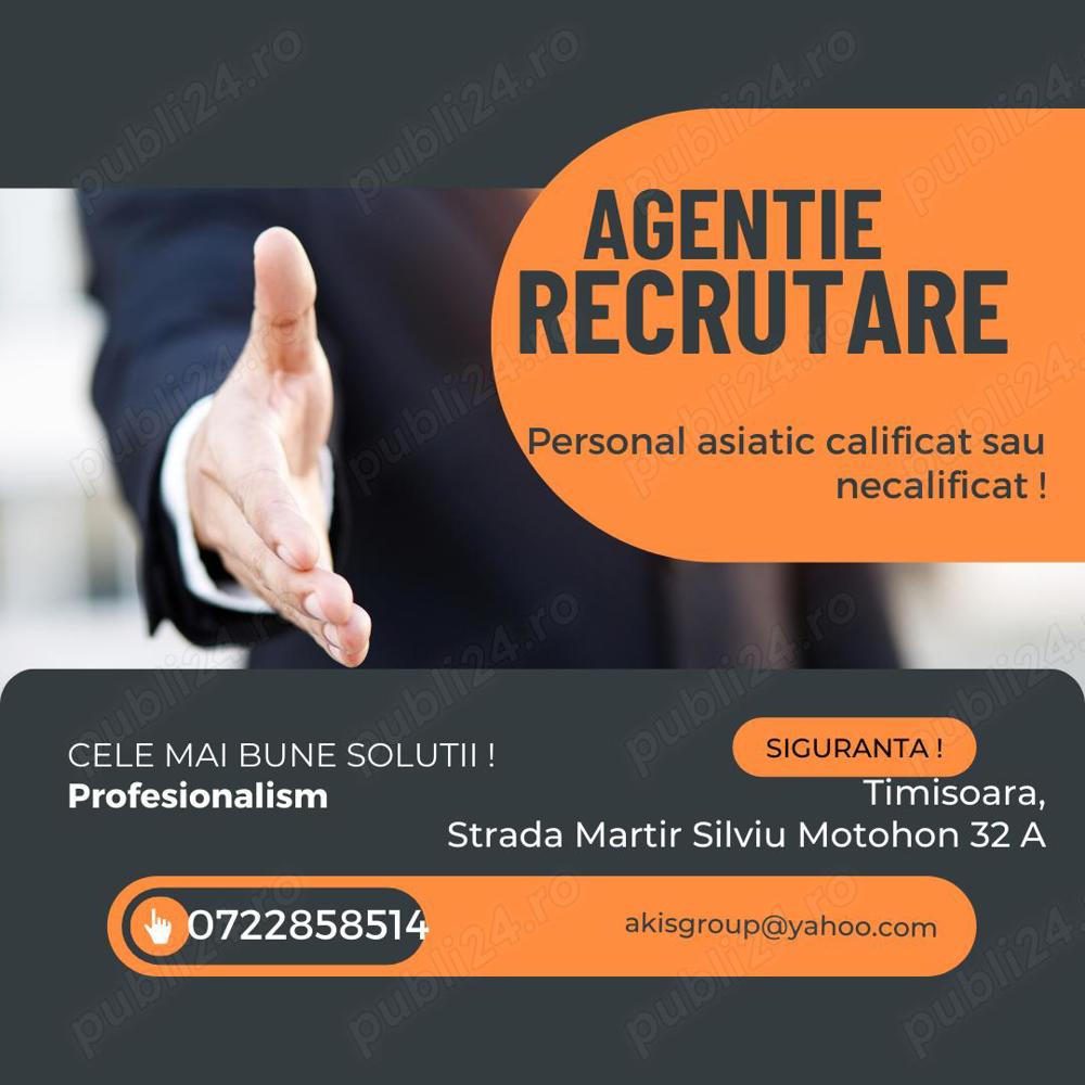 Agentie forta de munca din Asia