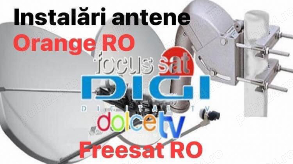Instalări antene satelit fixe si cu motor H-H