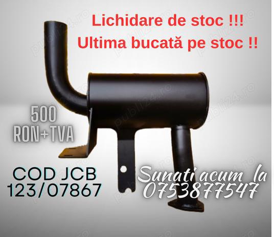 Tobă de eșapament pentru JCB 3CX 4CX