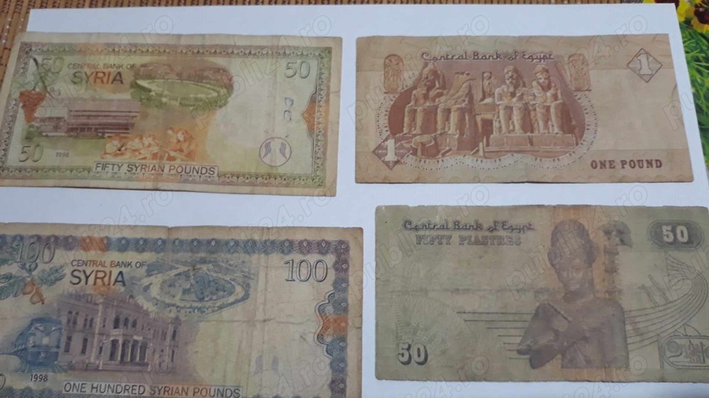 Bancnote vechi ,circulate,pentru colectie