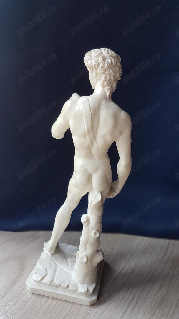 cadou rar David de Michelangelo replica semnata A.Santini 1960 Italia