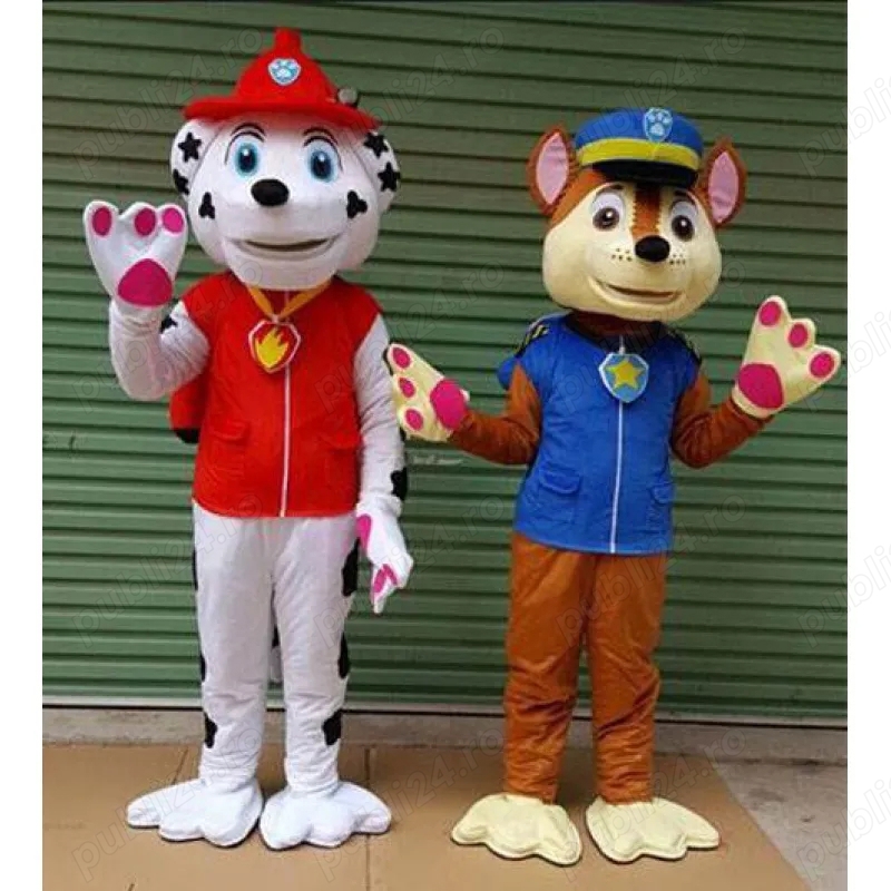 Costume Cosplay Mascote de Patrula Catelusilor Marshall,Chase si Sky,Evenimente, petreceri,carnaval 