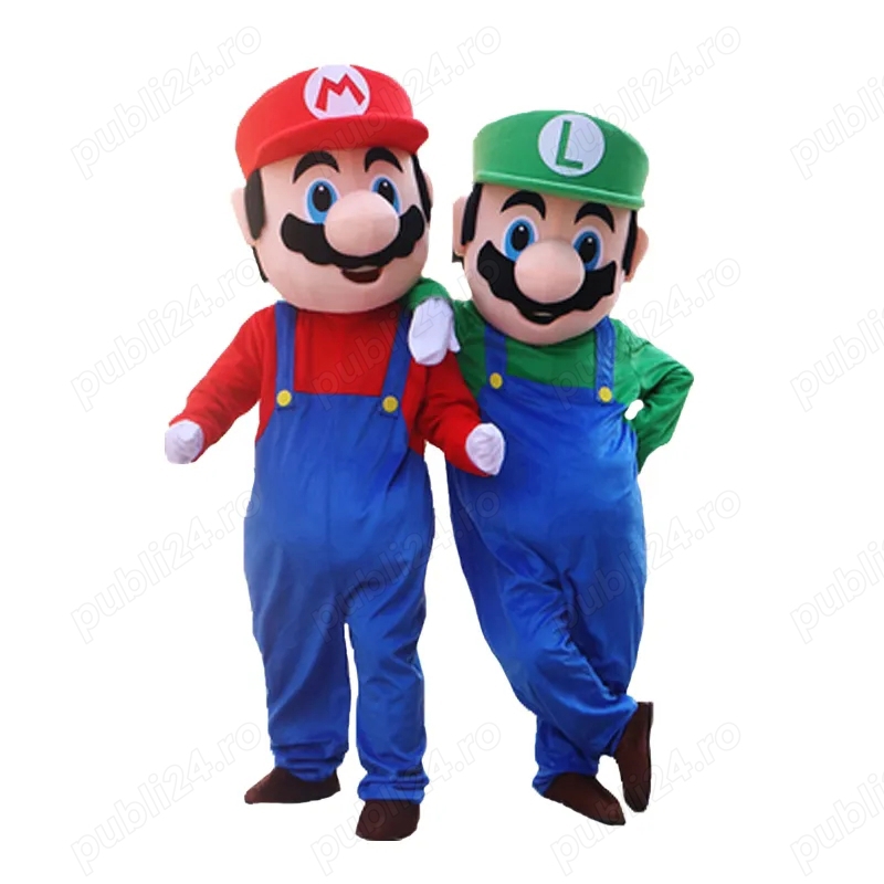 Costume Cosplay Mascote Super Mario si Luigi, Evenimente, petreceri, carnaval, nou