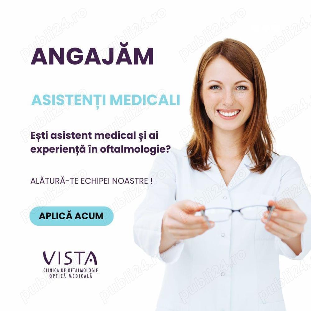 Asistent medical receptie Clinica de Oftalmologie 