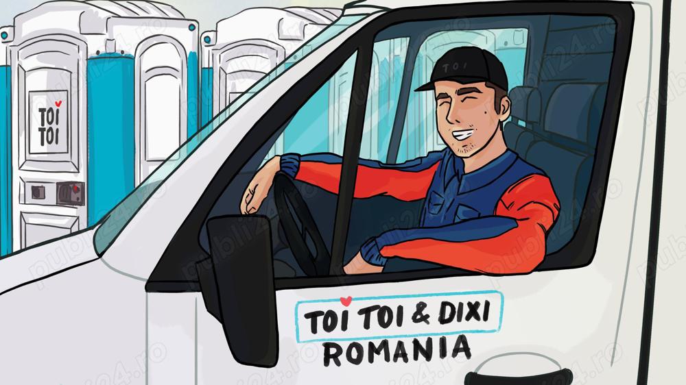 Toi Toi angajează șofer vidanjor pentru autovidanja in Sibiu