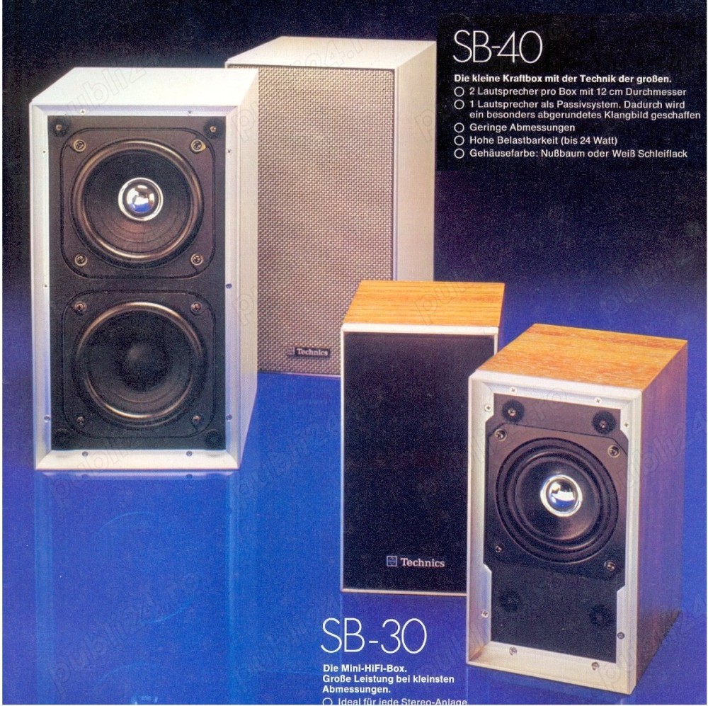 Boxe Technics SB 40 ( National Matsushita )