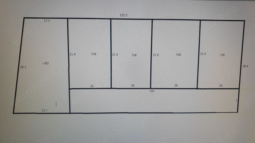 Teren Tomesti, asfalt, apa, gaz curent la poarta 3500 parcelabil la 580 mp