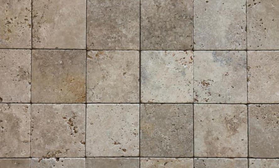 Travertin mixt chituit 15x15x 1 