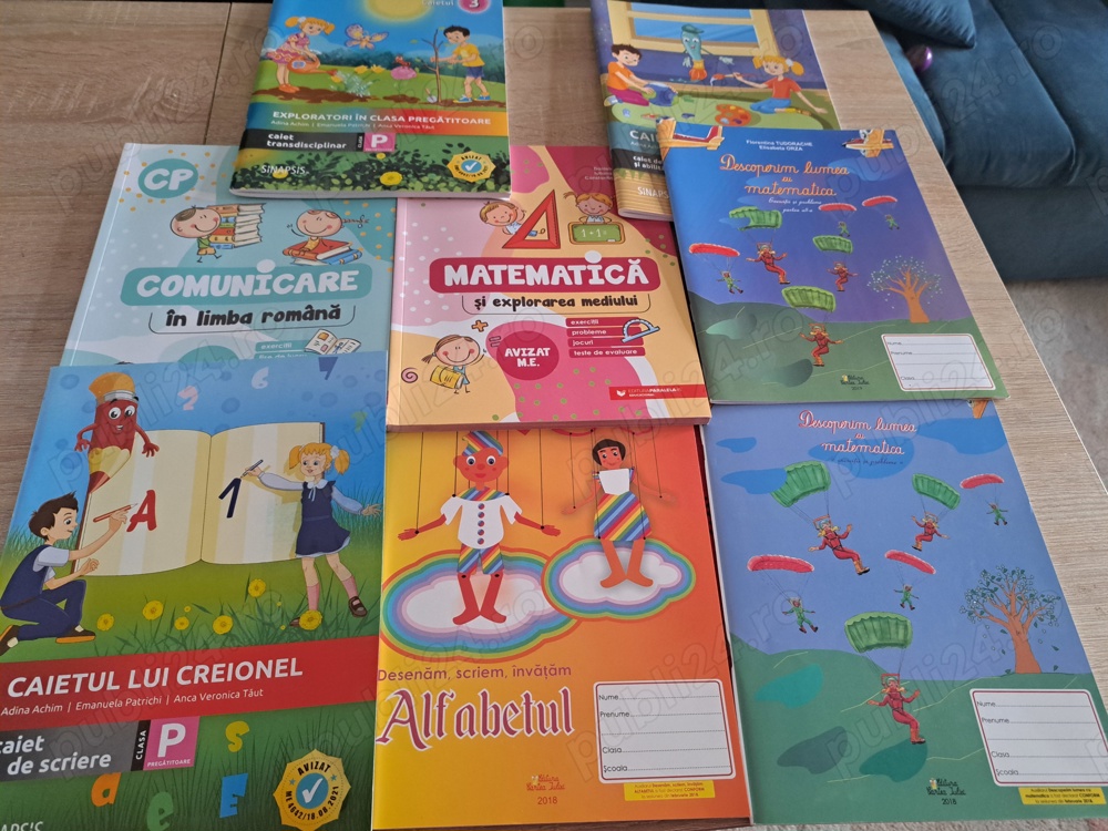 DE VÂNZARE-caiete auxiliare scoala noi pentru clasele 0-4