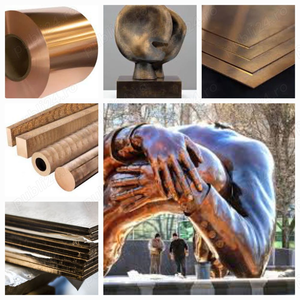 MRG Stainless Group: Bronz de Calitate Superioară, Bare Rotunde din Stoc, Table la Comandă!