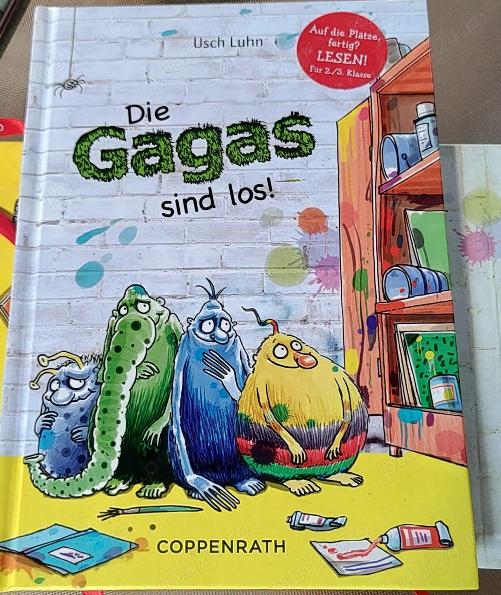 Set de 2 cărți  Die Gagas  - Aventuri amuzante și pline de suspans pentru copii!