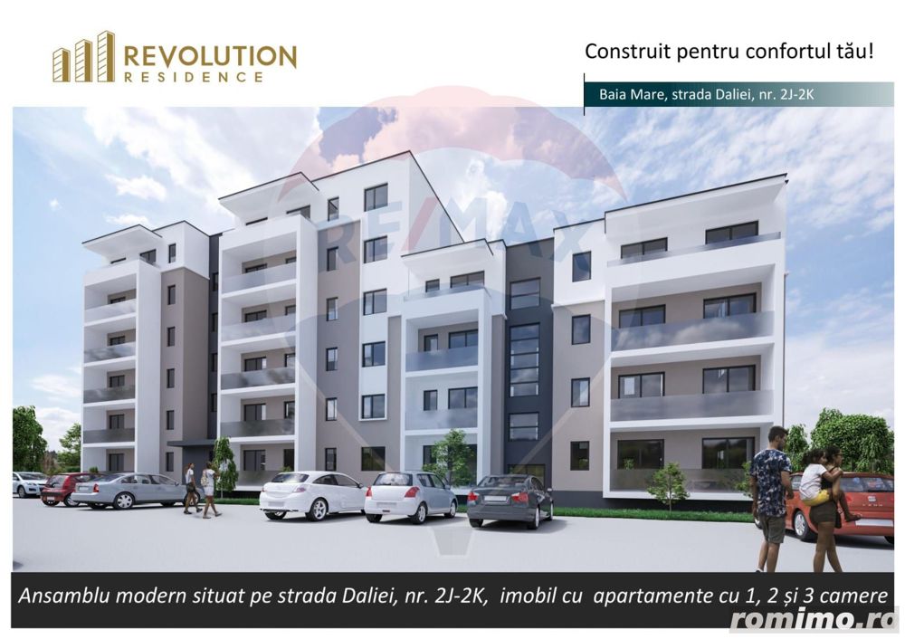 Apartamente cu 3 camere în complexul rezidential pe str. Daliei!