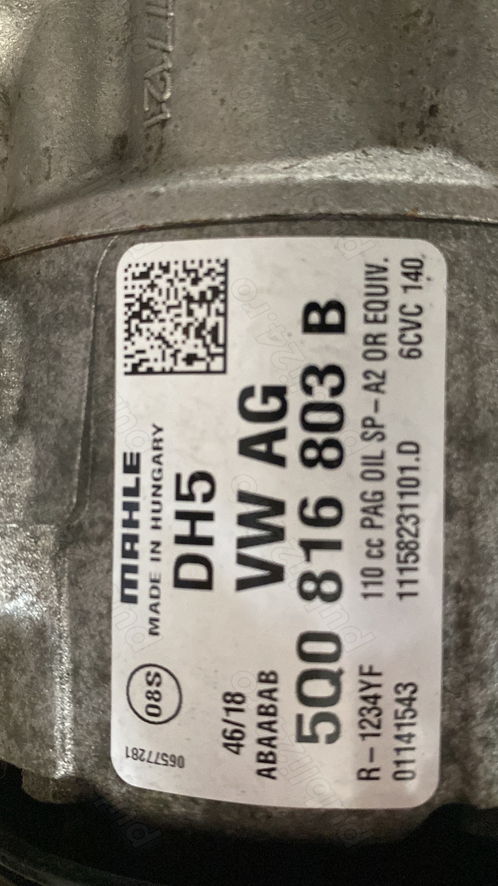 Compresor AC Mahle de pe Golf 7