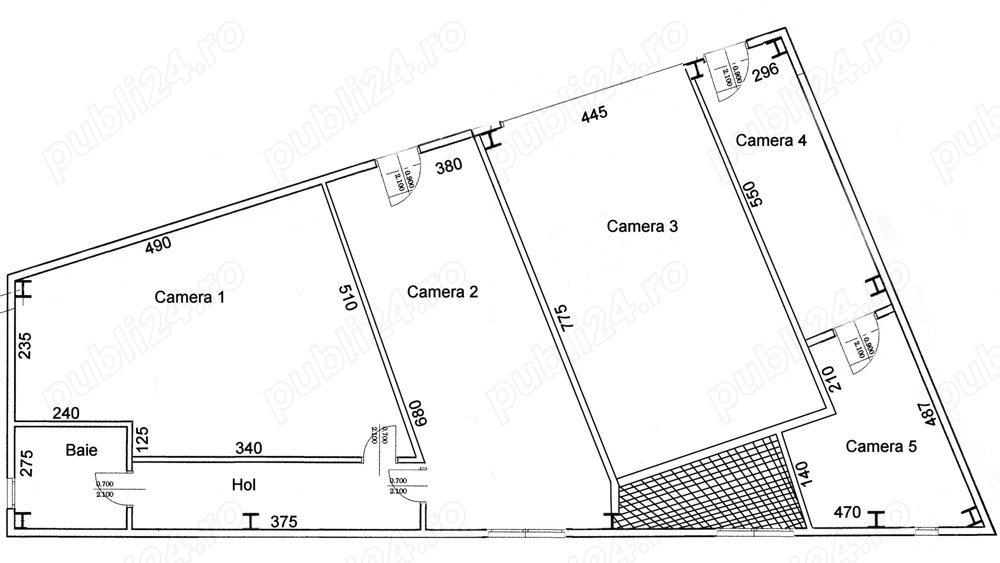 Inchiriez spatiu comercial  140mp, teren 310mp langa Liberty Mall, Trafic Greu