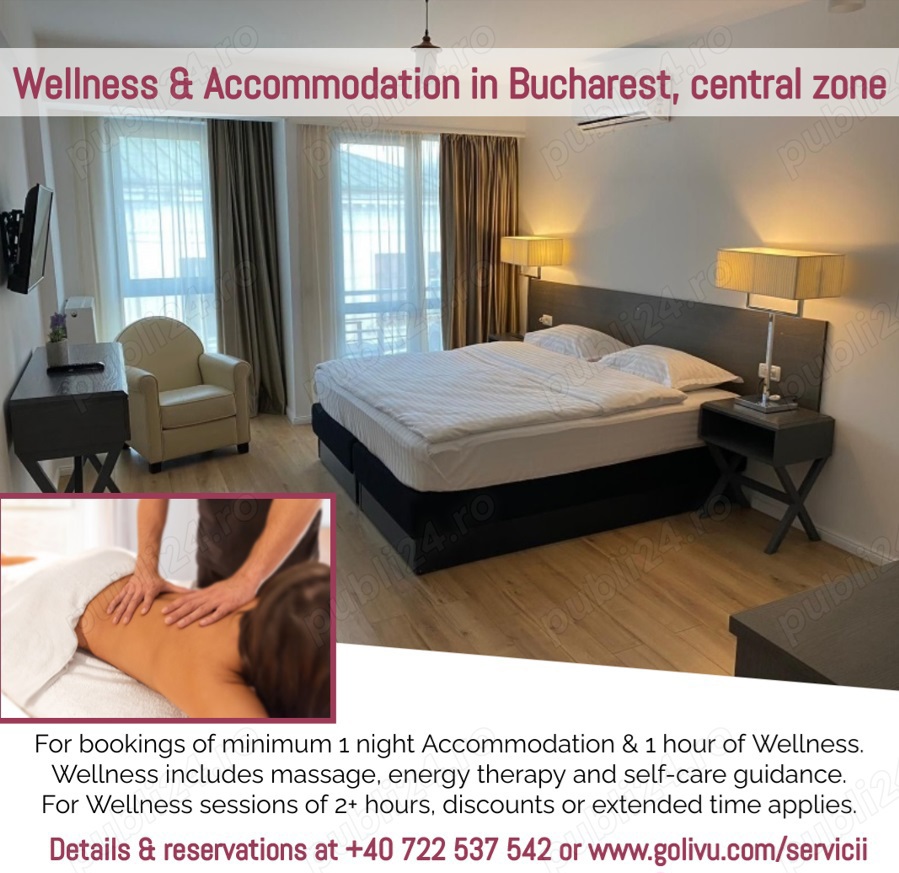 Wellness & Accommodation in Bucharest, central zone