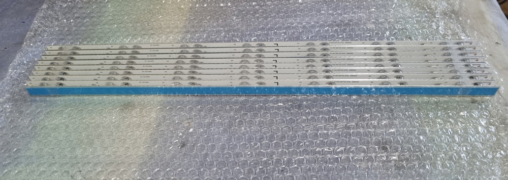 Barete led Panasonic 55" 16b barete 8 buc R 8 buc L 7led per bareta  550TV01 550TV02 M3900 