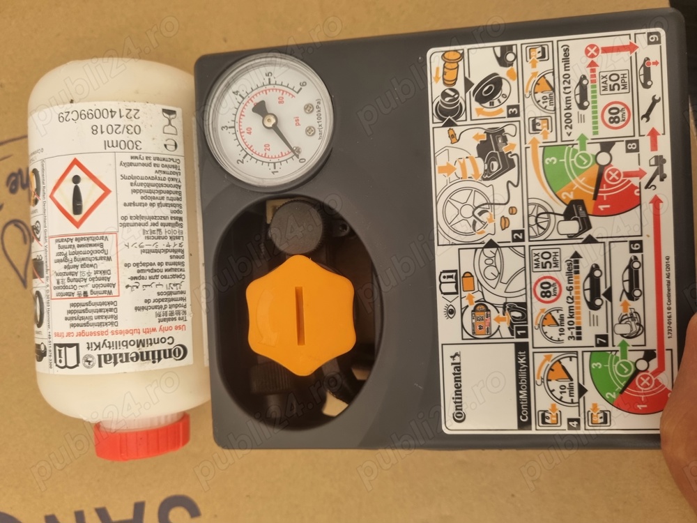 kit compresor auto + spuma VW,nou