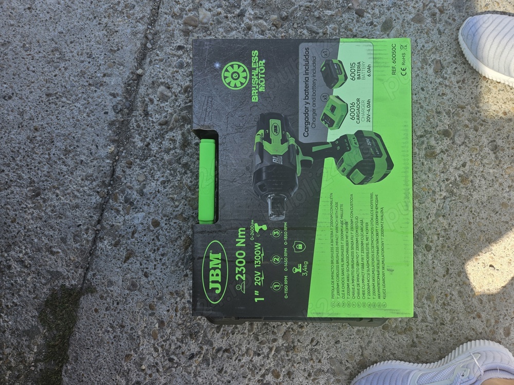 Pistol impact JBM 60050 2300nm dewalt milwaukee 