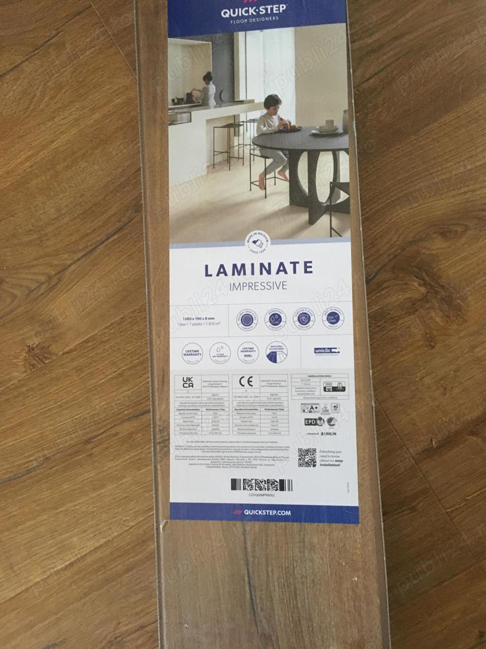 Vand parchet laminat, plinte Impressive si profil Incizio