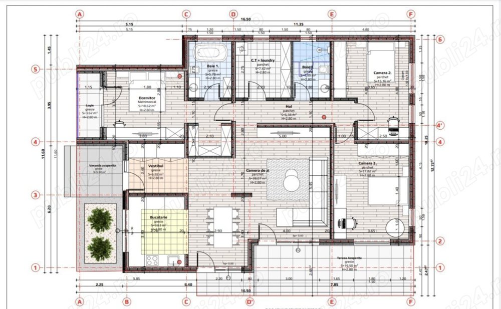 Vand teren intravilan 970mp in Biharia cu panorama, garaj dublu si fundatie casa 200mp